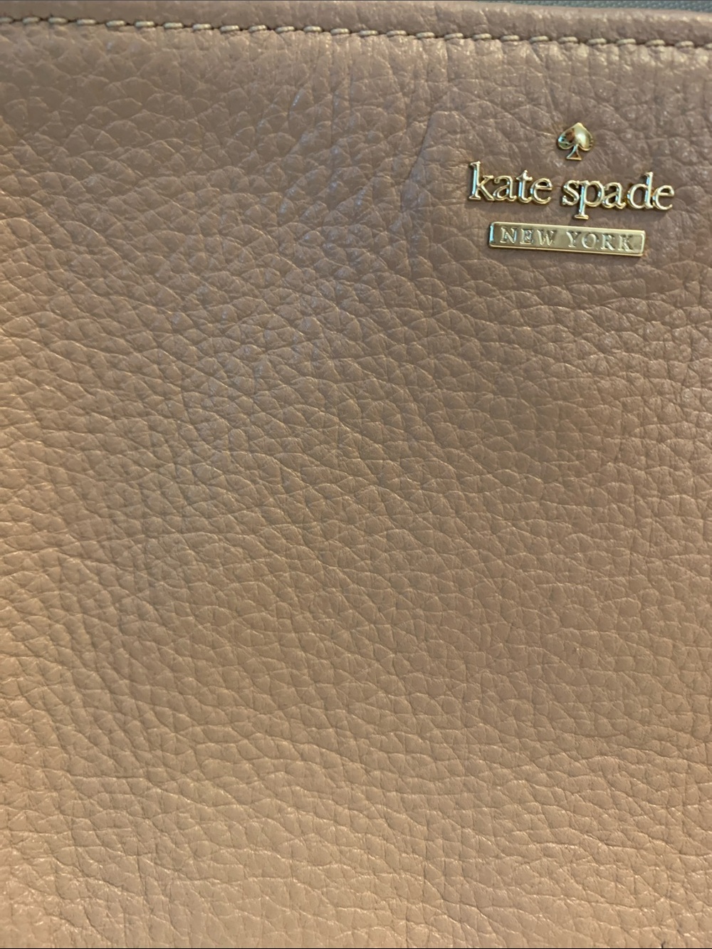 kate spade Pebbled Leather Wristlet - Dusty Rose - Picture 10 of 11